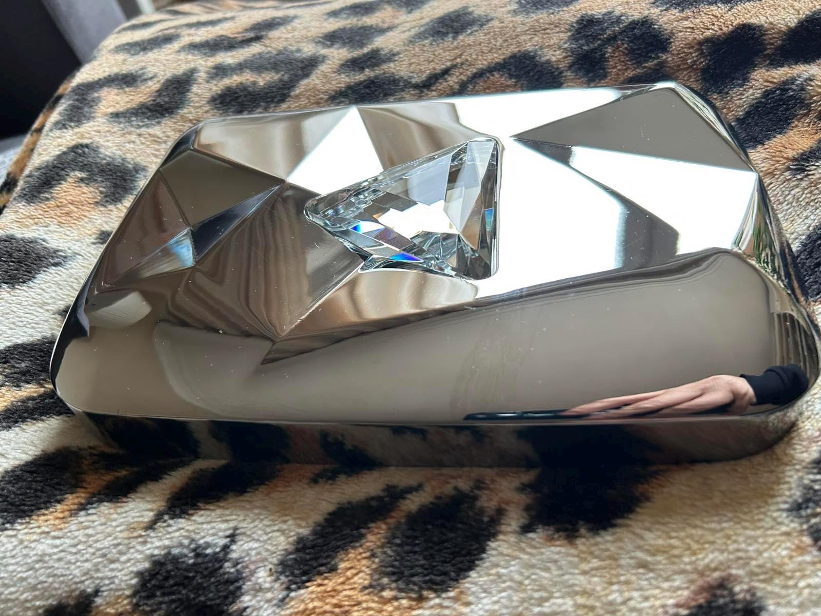 Buy Youtube Silver Diamond Play Button Online in India - Etsy