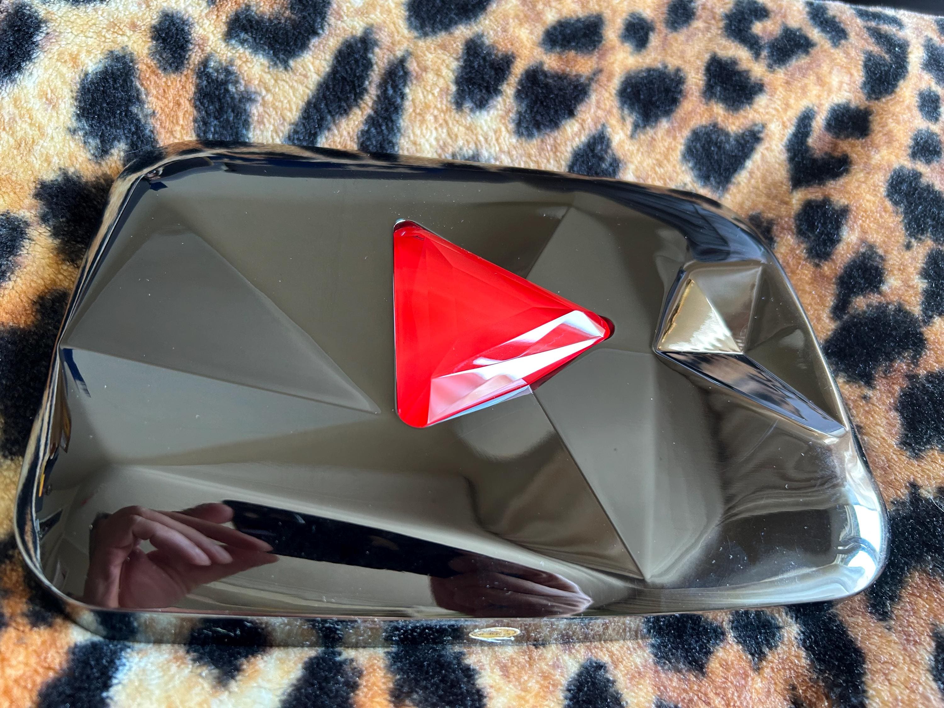 Youtube Red Diamond Play Button - Etsy Canada