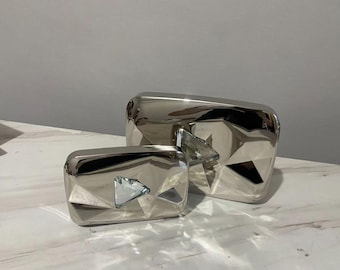 Youtube Silver Diamond Play Button - Etsy