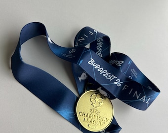 Medalha da Liga dos Campeões da UEFA - Reprodução da mais alta qualidade