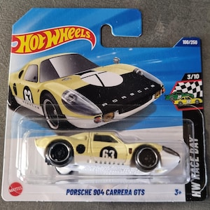 Hot Wheels Porsche 904 Carrera GTS - HW Race Day 2025 - Carro colecionável 1:64 HYX41