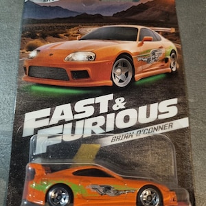 Hot Wheels Toyota Supra - Fast & Furious - Silver Series - 1:64 Sammelauto JDM Brian O'Conner