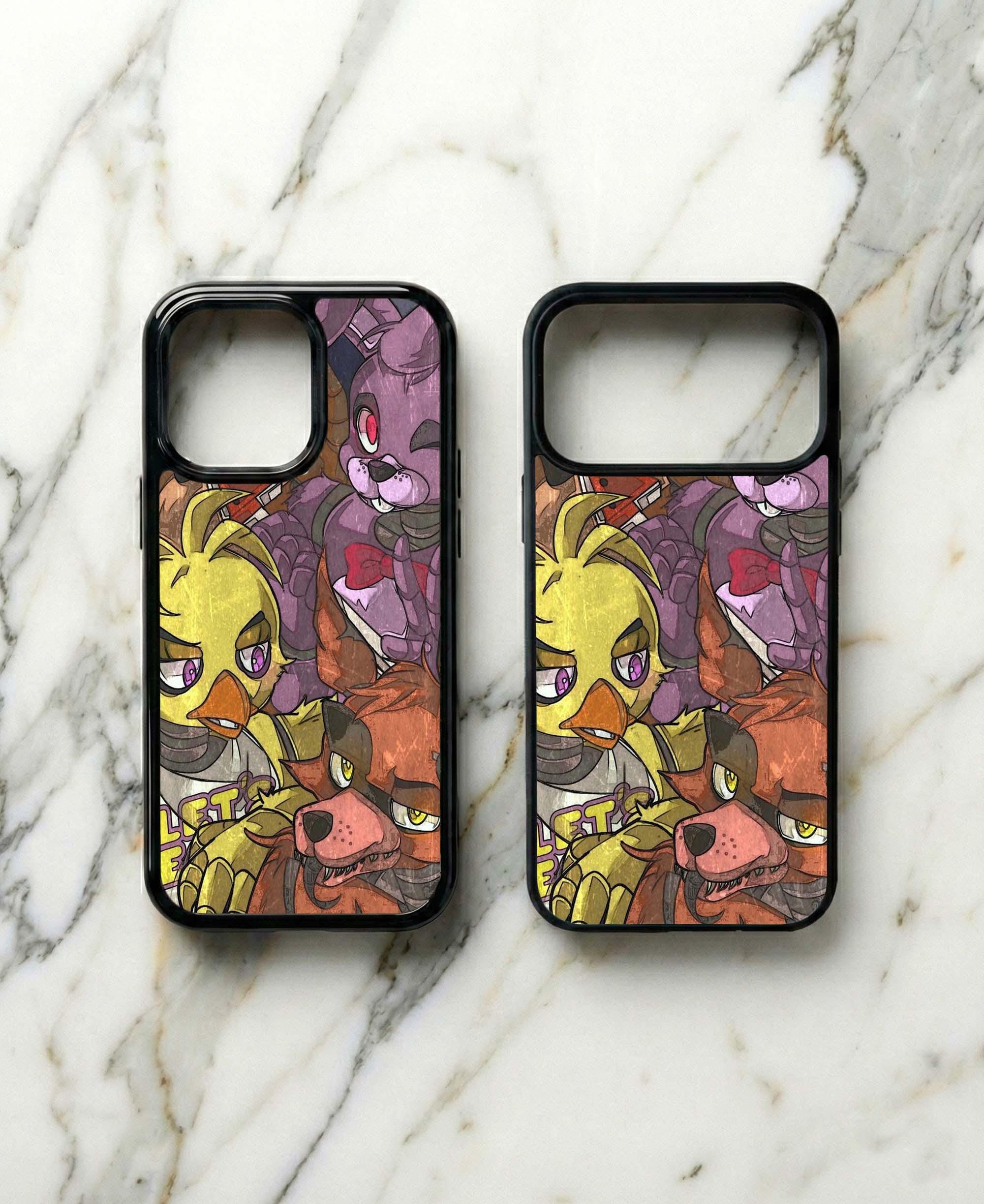 FNAF Phone Case Animatronic Horror for iPhone 17 16 15 Samsung S25 Five ...
