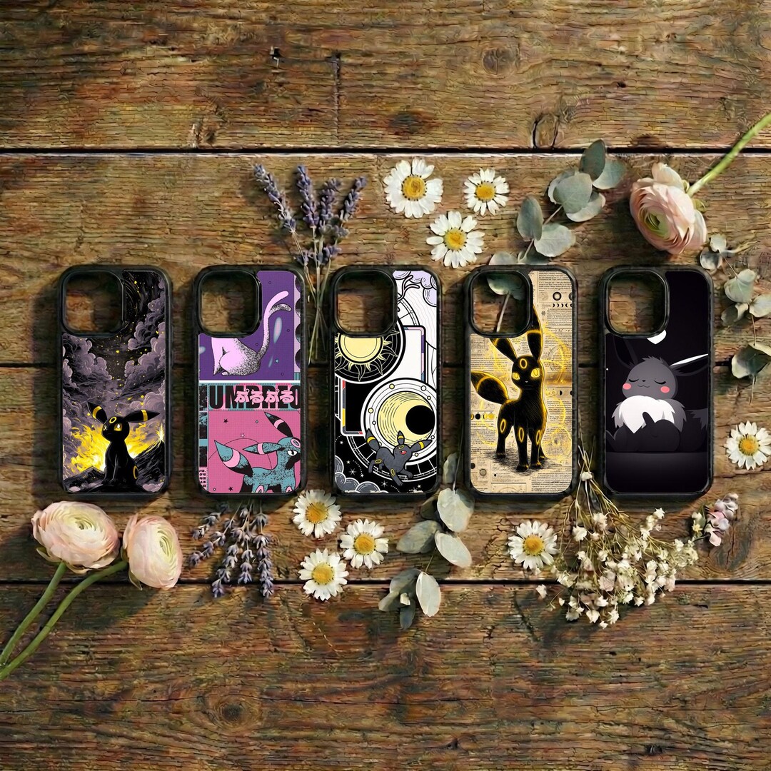 Umbreon Rings Umbreon Phone Case Glowing Rings for iPhone 17 16 15 Samsung S25 Shiny ...