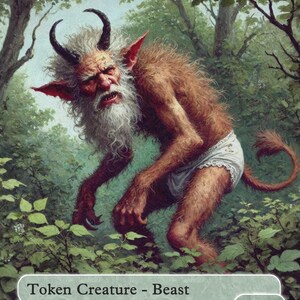 Segnalino Bestia di Magic the Gathering