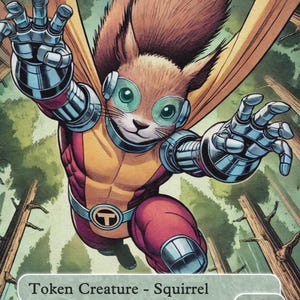 Magic the Gathering Squirrel Token