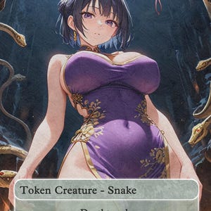 Ficha de Cobra de Magic the Gathering