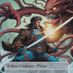 Magic the Gathering Pirate Token