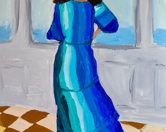 Childhood memories — Original Acrylic Painting on Canvas (18 X 24 in)