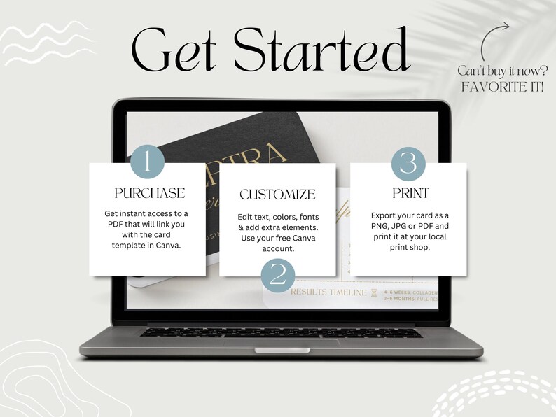 Sculptra Aftercare Card: Editable Post Injection Care Instructions ...