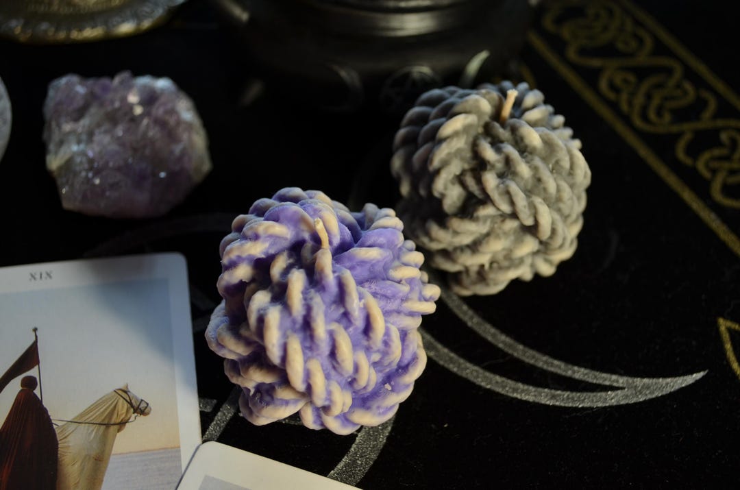 Witchy Knot Candle Ritual Altar Decor Binding Protection Spells Pagan ...