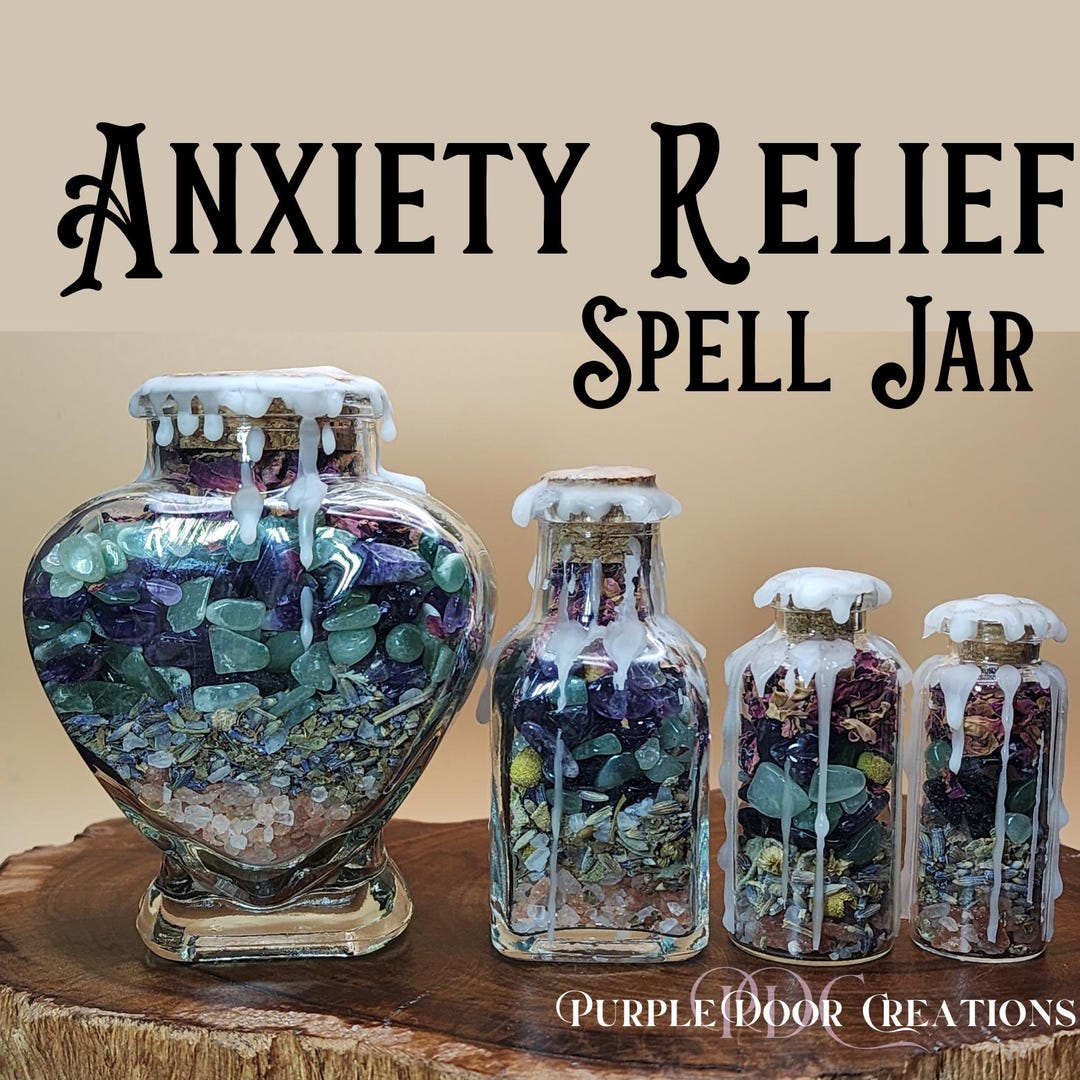Anti-anxiety Spell Jar - Etsy