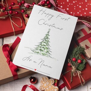 Tarjetas navideñas para abuelas, abuelas y abuelas, descarga instantánea digital