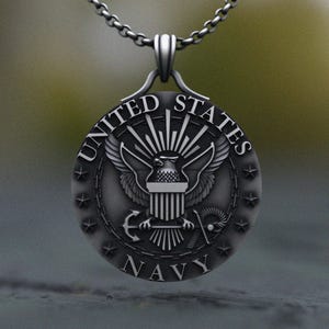 Us navy pendant - Etsy 日本