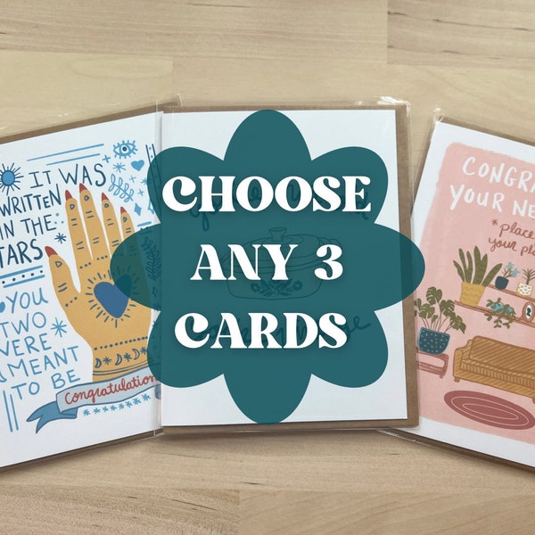 Card 3-Pack - Choose Any Cards!