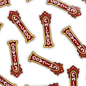 Chicago Theater Vinyl Sticker
