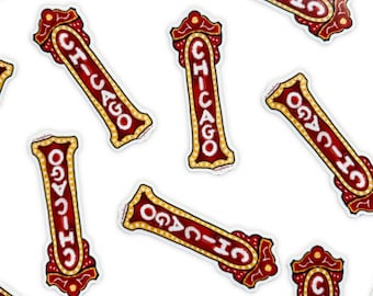 Chicago Theater Vinyl Sticker