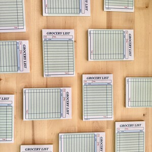 Guest Check Notepad- Vintage Diner Grocery List 4x6 - Etsy