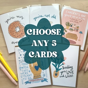 Card 5-Pack - Choose Any Cards!