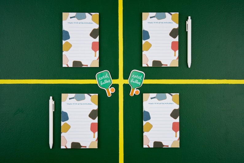 Pickleball Notepad Great Stocking Stuffer 画像 7