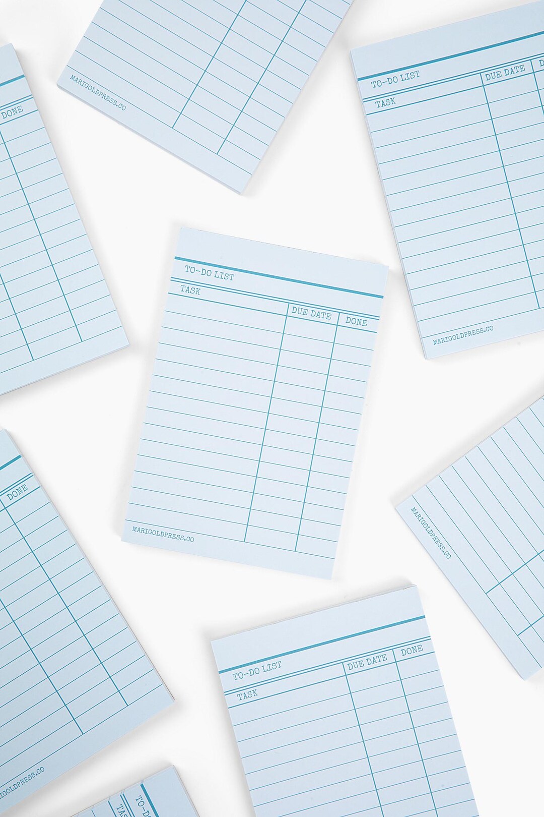 Library Card Notepad - Blue - Great Stocking Stuffer! - Etsy