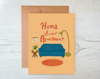 Home Sweet Apartment - New Apartment Card / Moving Card