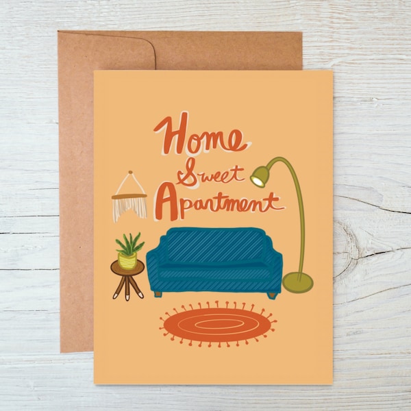 Home Sweet Apartment - New Apartment Card / Moving Card