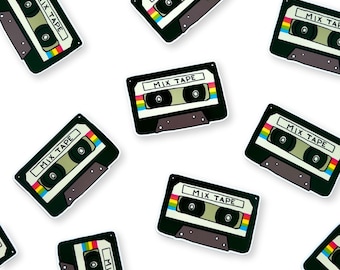 Mix Tape Vinyl Sticker