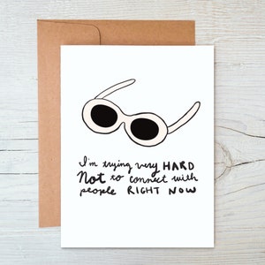 Schitt’s Creek David Sunglasses Card