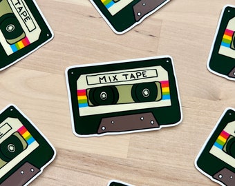 Mix Tape Vinyl Sticker