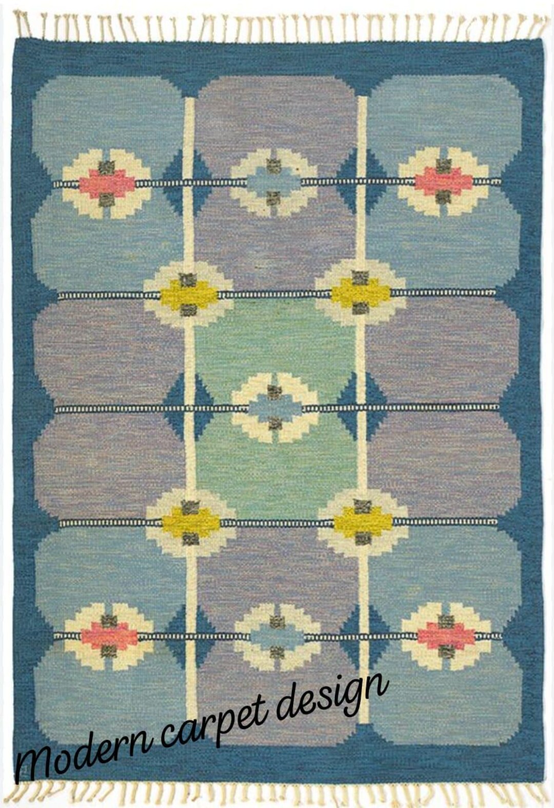 Scandi Neutral Rug Scandinavian Flatweave Rug - Neutral Tones - Simple & Elegant - Perfect ...