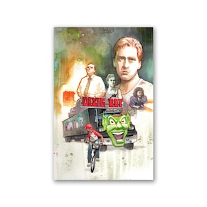 MAXIMUM OVERDRIVE - Stephen King Movies Collection - watercolor art prints - Creepshow  - Christine - The Shining -  signed