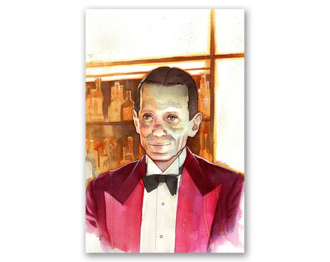 THE SHINING - Stephen King Movies Collection - premium watercolor art print - 11x17 -  signed
