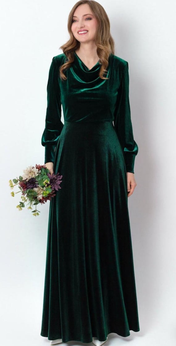 Velvet Maxi Dress