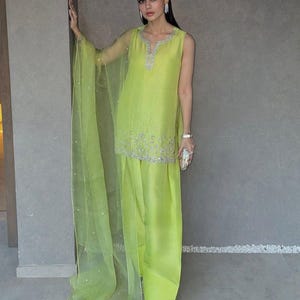 Green Farshi Salwar Suit