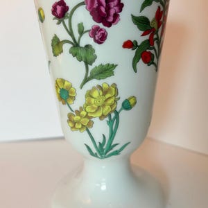 Mazagran, mug, vintage teacup in Paris porcelain, herbarium decoration