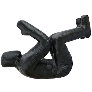 Shaza Ind MMA BJJ Wrestling Grappling Dummy - Human Shape, 100% Vinyl for Practice, Includes Opponent Training Features - Unfilled Dummy