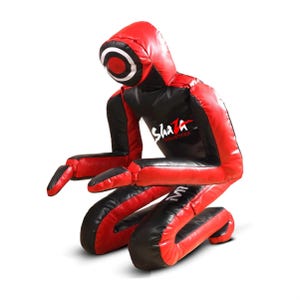 MMA Grappling Dummy, Judo Punching Bag, BJJ Wrestling Dummy, Sitting Position, Vinyl, Unfilled