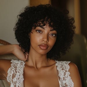 Mature Woman Digital Print 12x16&#39;&#39; | Mature Afro-American Woman Model Poster JPG+PDF+PNG | Modern Wall Art 12x16&#39;&#39; | Mature Female Portrait