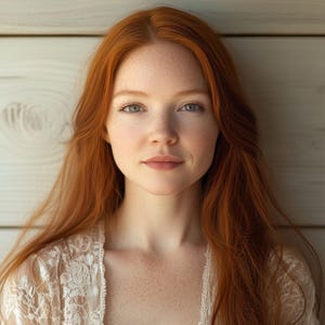 Beautiful Woman Digital Print 12x16&#39;&#39; | Beautiful Redhead Woman Girl Model Poster JPG+PDF+PNG | Modern Wall Art 12x16&#39;&#39; | Female Portrait
