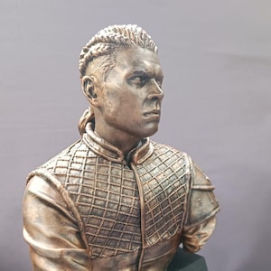 Ivar buste zonder been: handgeschilderde fanart Vikingkrijger