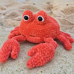 Crochet Crab Amigurumi Pattern, Plush Toy (PDF Pattern)