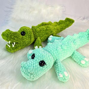 Pattern two designs crocodile crochet, crocodile pattern with teeth, аmigurumi plushie crochet alligator, Pattern toy crocodile