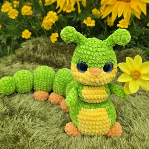 Gehaakt rupspatroon, amigurumi-rupsspeelgoed pdf