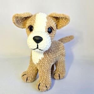 Crochet puppy pattern, amigurumi dog pattern pdf