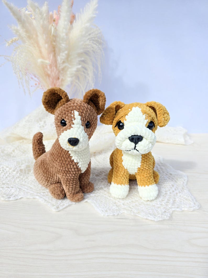Crochet Dog Pattern: Amigurumi Spaniel, Bulldog, Doggie - Etsy