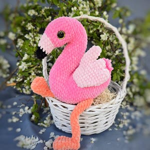 Crochet Flamingo Pattern: Amigurumi Bird Toy (PDF) image 3