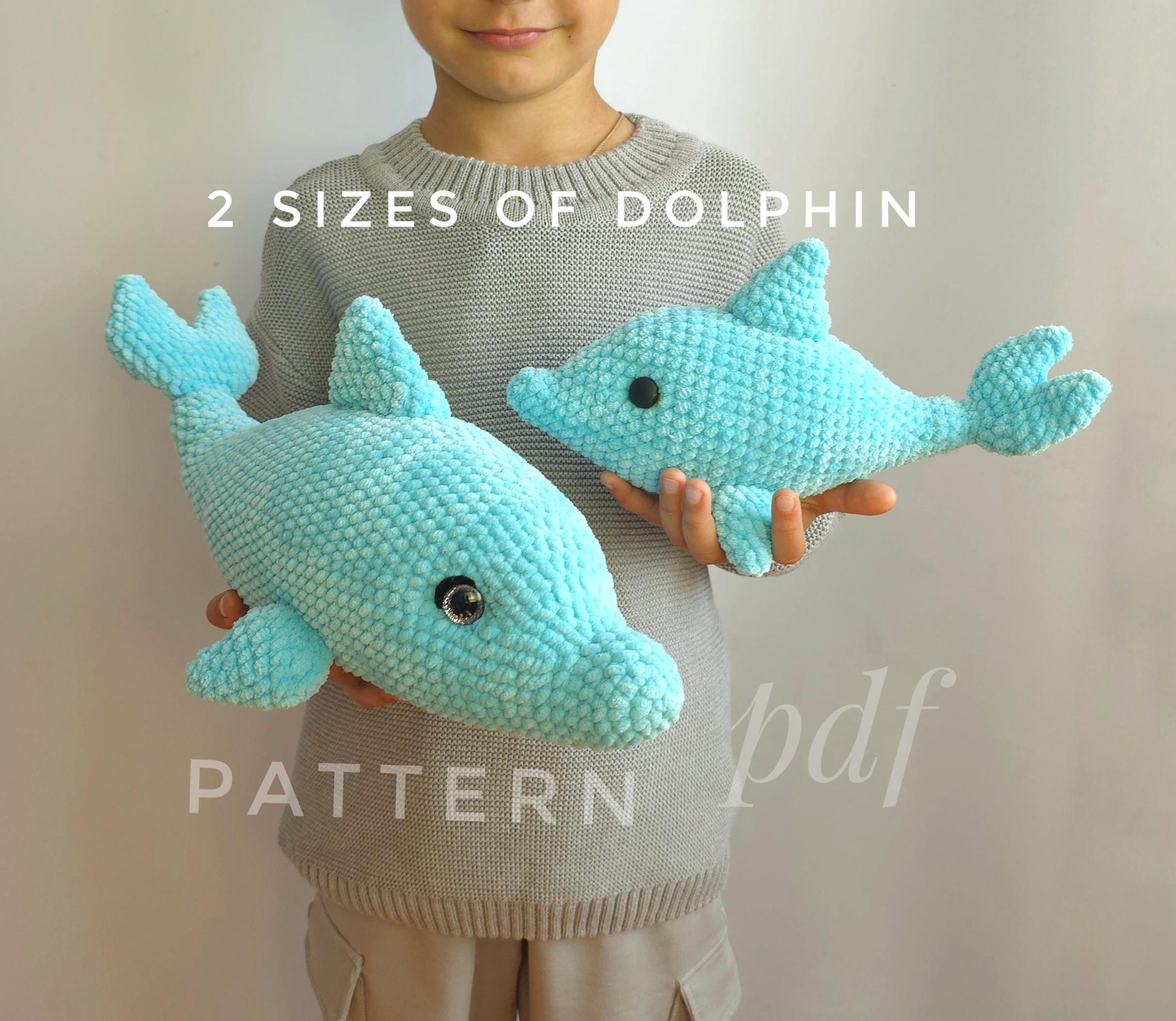 40 Dolphin Crochet Patterns for Ocean-Inspired Amigurumi, Gifts, and Nursery Decor 36 Crochet Dolphin Pattern: Amigurumi Plushie Toy