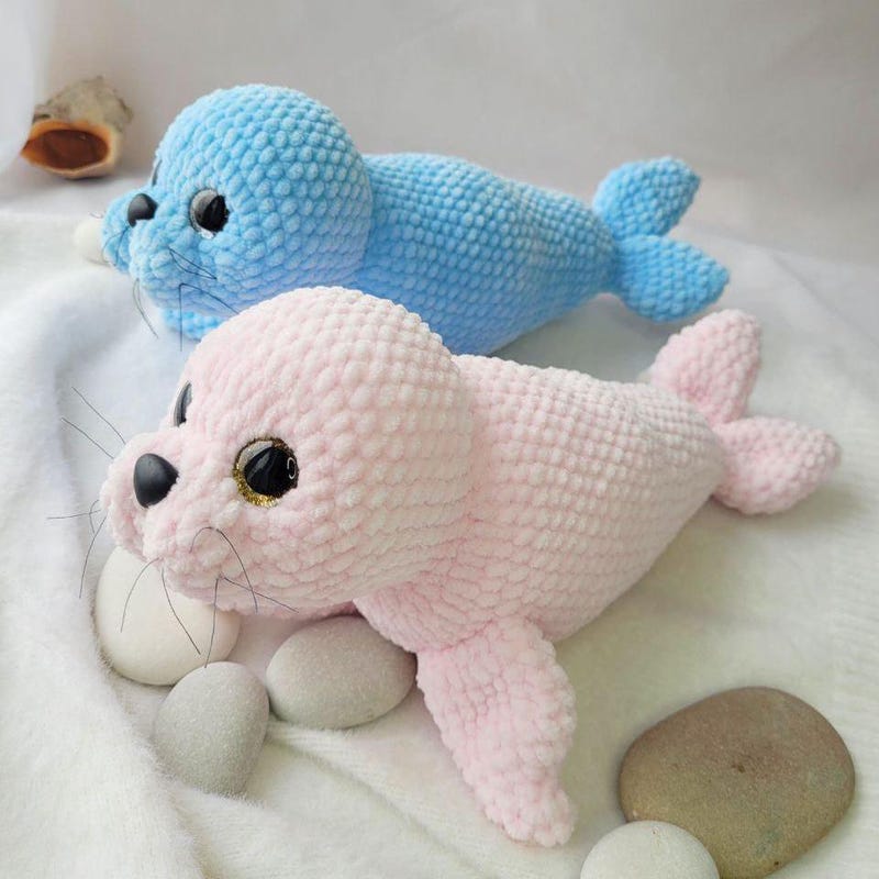 Seal Plush Pattern Pdf Etsy