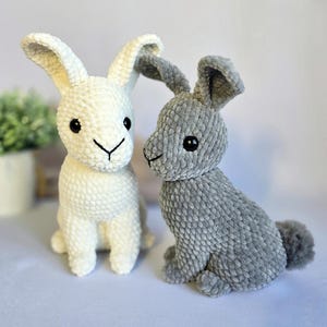 Pattern crochet realistic bunny, amigurumi rabbit, Easter bunny crochet pattern